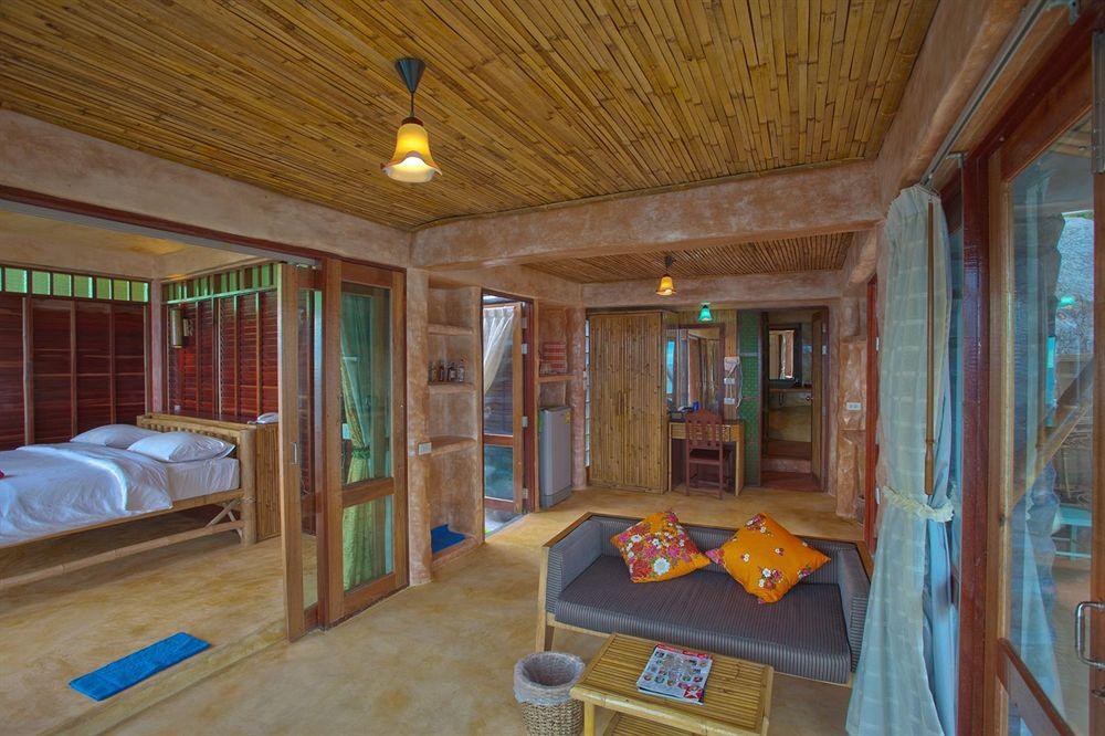 Отель Koh Tao Bamboo Huts Экстерьер фото