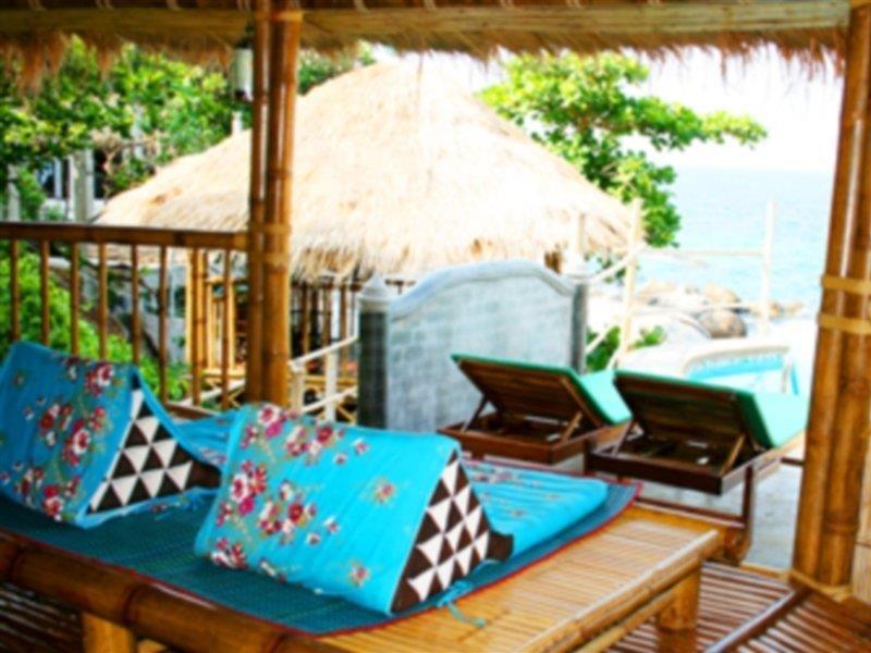 Отель Koh Tao Bamboo Huts Экстерьер фото