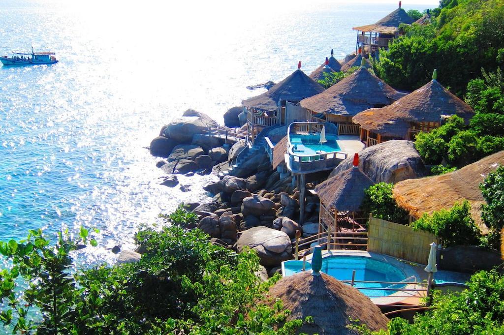 Отель Koh Tao Bamboo Huts Экстерьер фото