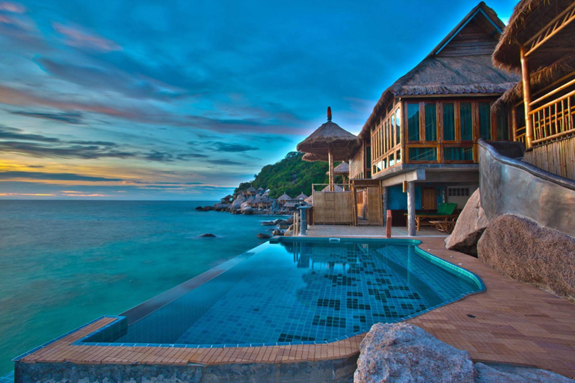 Отель Koh Tao Bamboo Huts Экстерьер фото