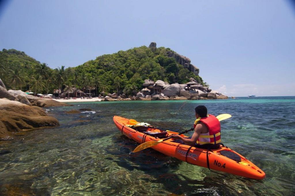 Отель Koh Tao Bamboo Huts Экстерьер фото