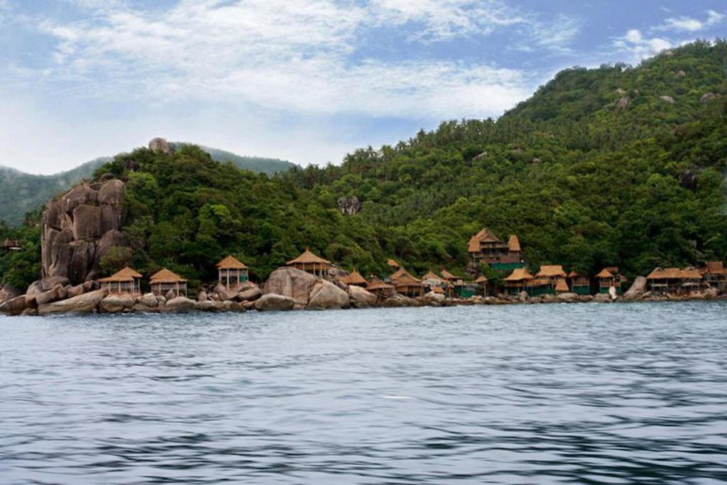 Отель Koh Tao Bamboo Huts Экстерьер фото