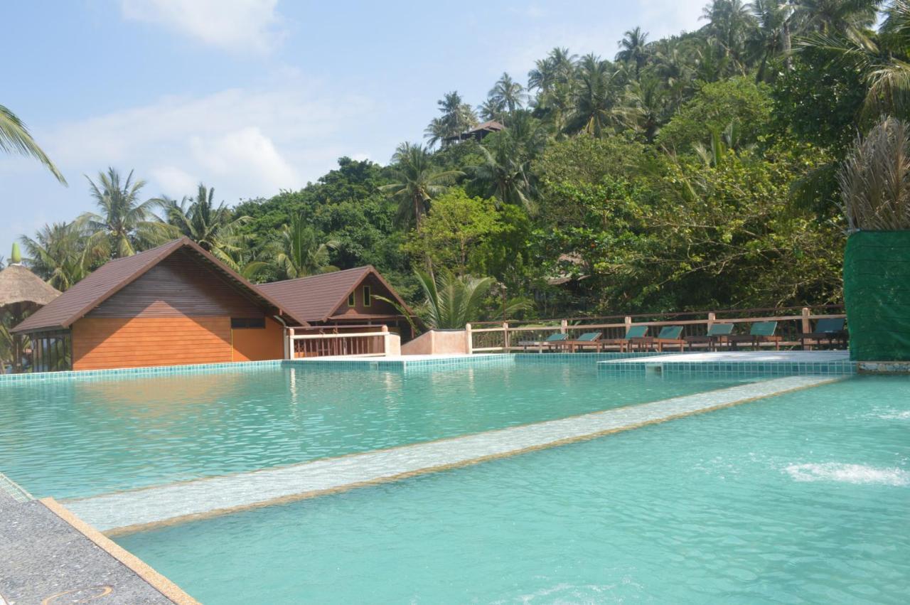 Отель Koh Tao Bamboo Huts Экстерьер фото